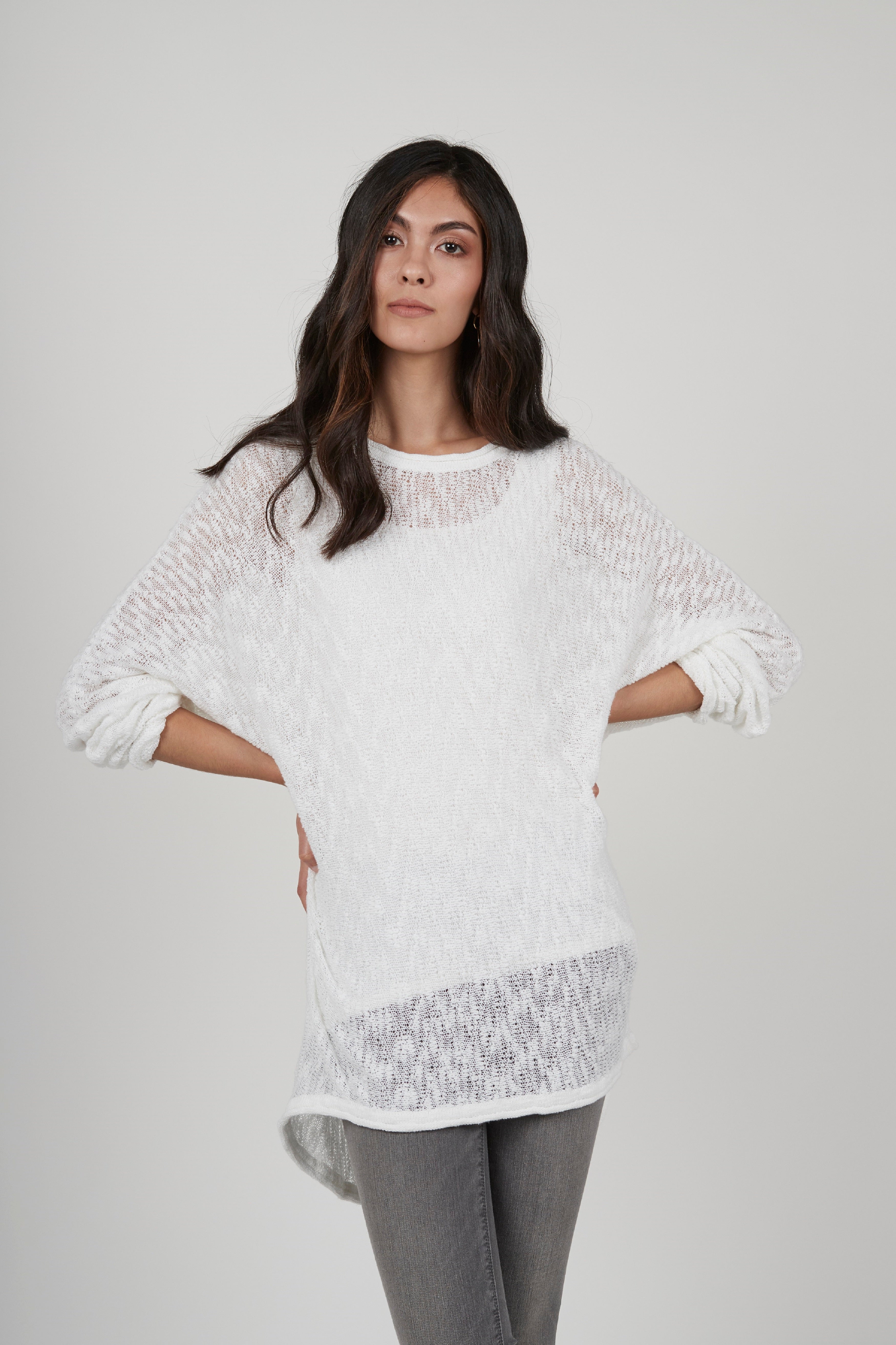 Open Stitch Pullover