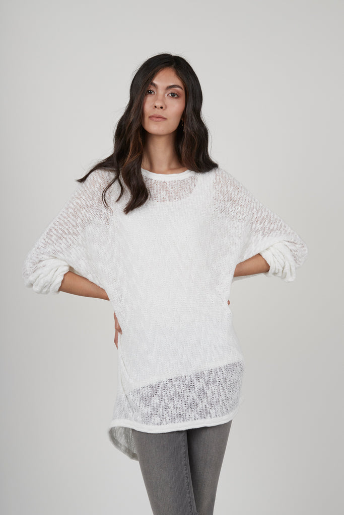 Open Stitch Pullover