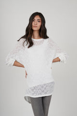 Open Stitch Pullover