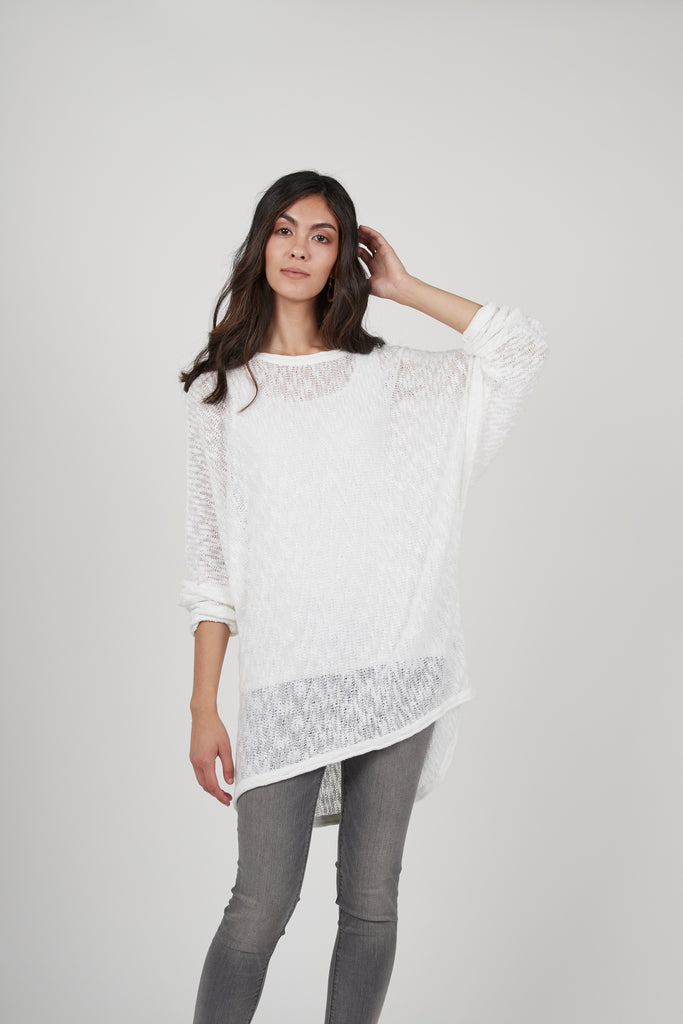 Open Stitch Pullover