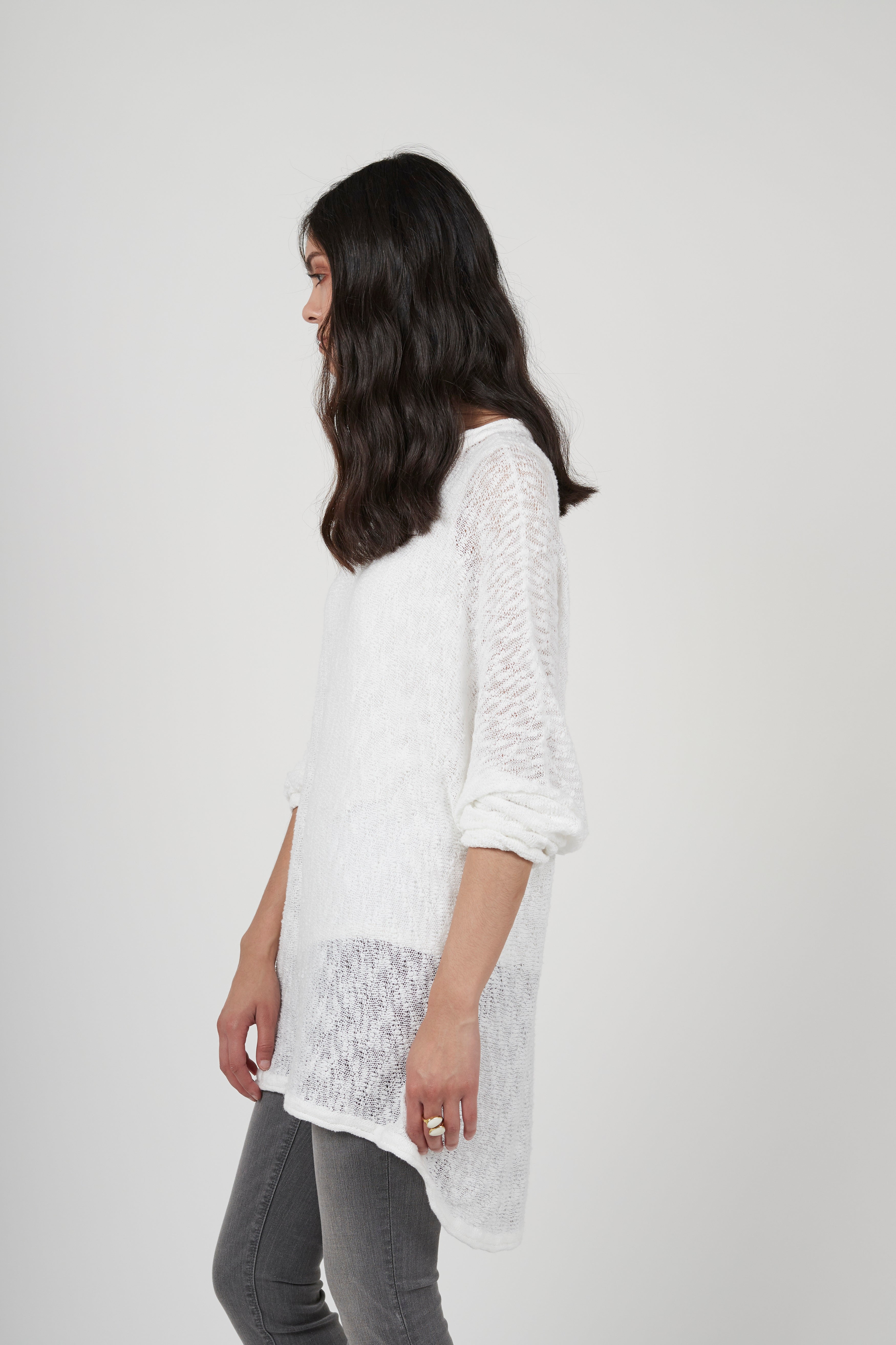 Open Stitch Pullover