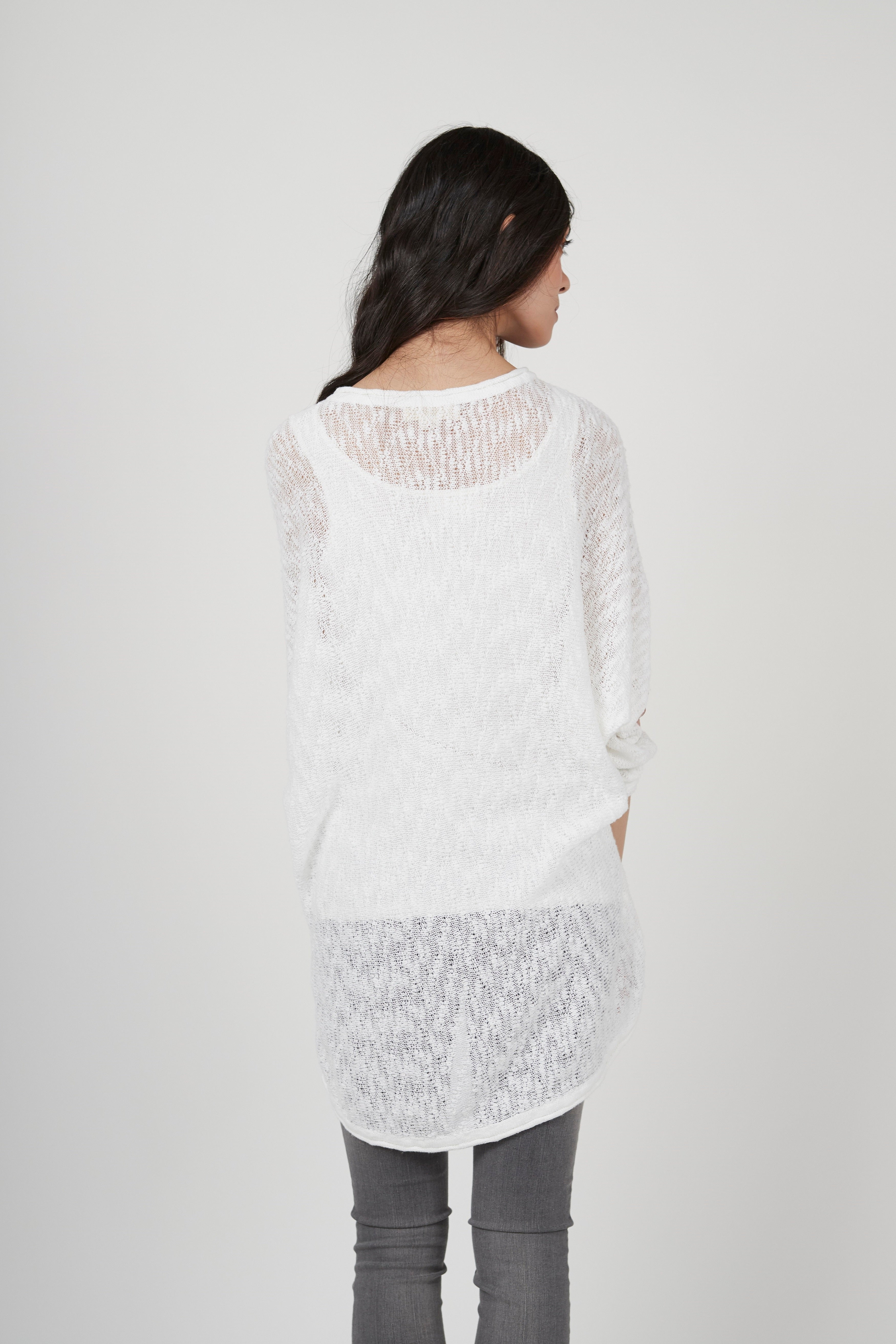 Open Stitch Pullover