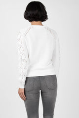 Crochet Sleeve Sweater
