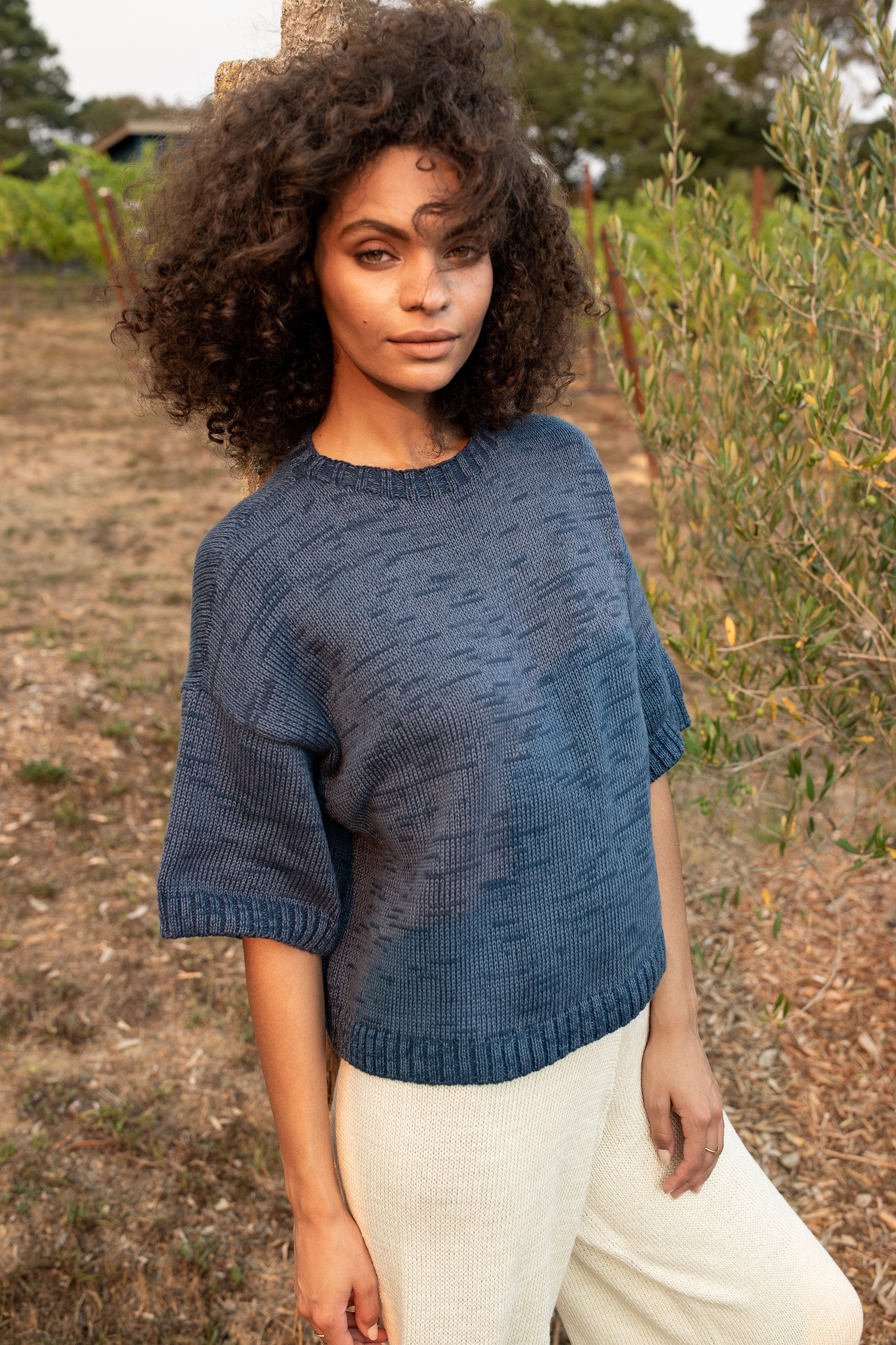 Boxy Short Sleeve Crop Top