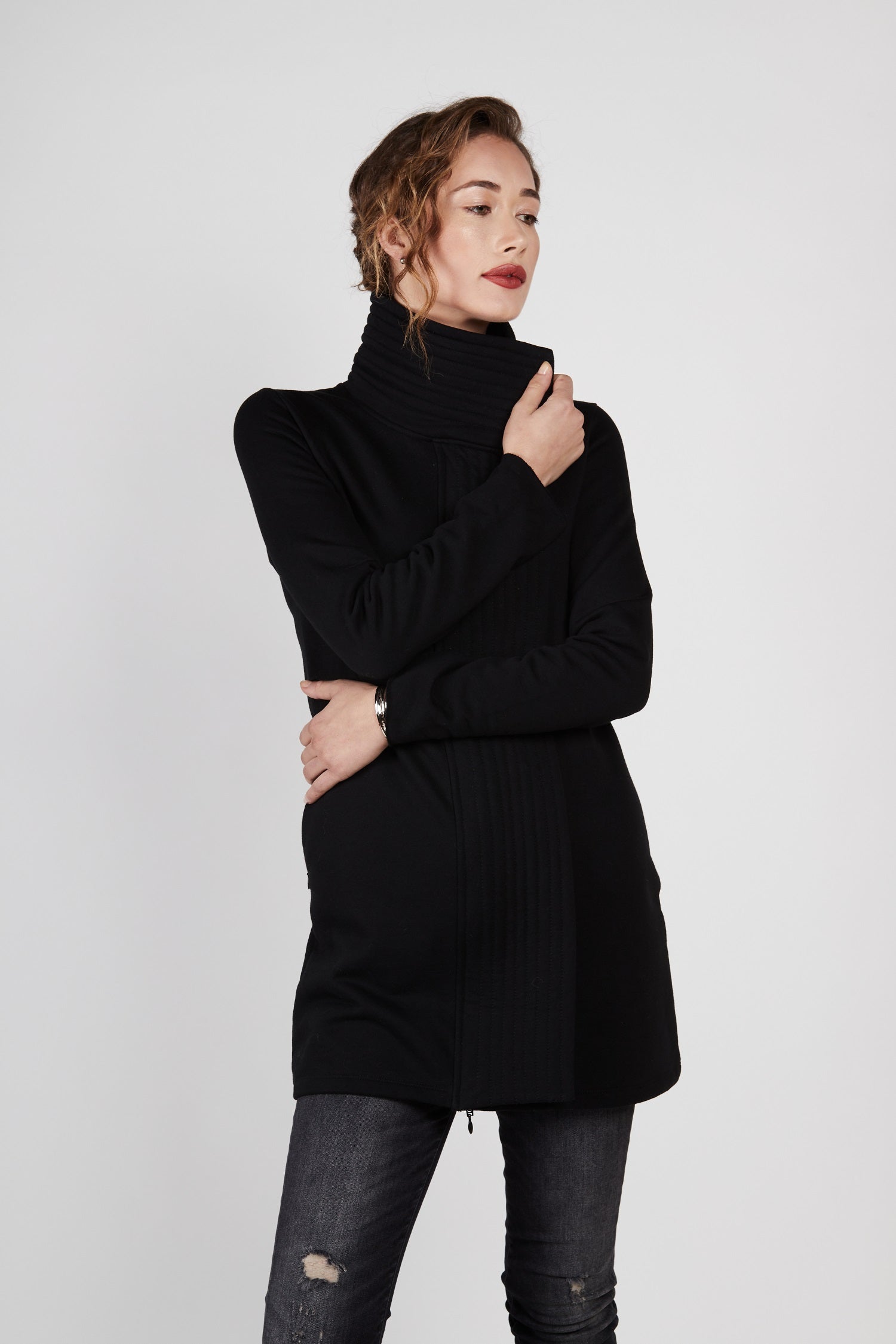 Fleece Zip Coat
