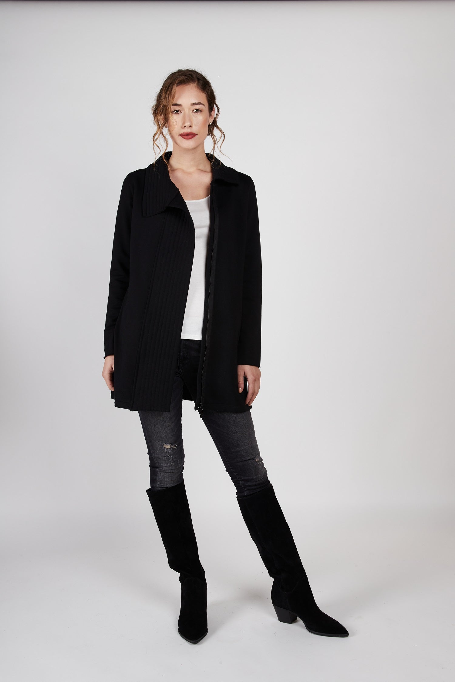 Fleece Zip Coat
