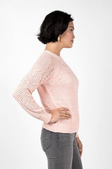 Open Knit Crew Neck