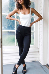 Womens Riding Pant | Black | Organic Cotton Clothing Leggings