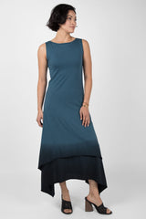 Ombre Boatneck Dress
