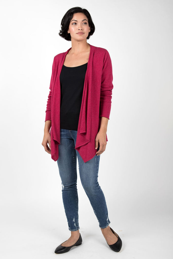 Soft Drape Front Cardigan