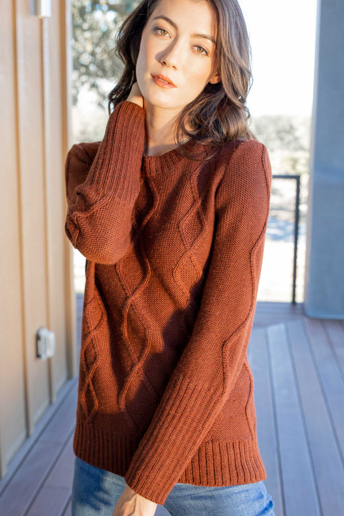Alpaca Cable Pullover