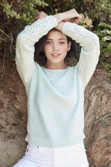 Crochet Sleeve Sweater