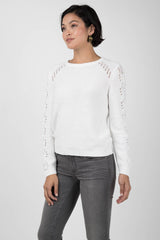 Crochet Sleeve Sweater