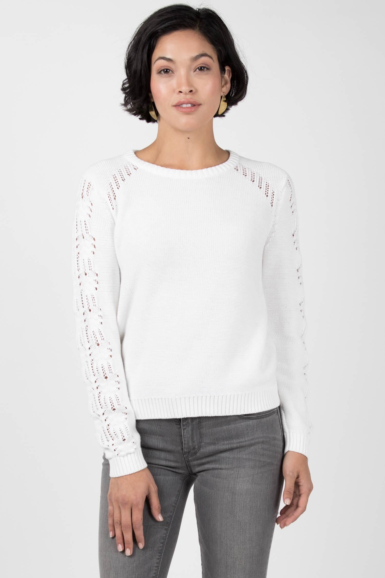 Crochet Sleeve Sweater