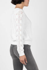 Crochet Sleeve Sweater