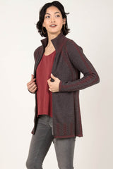 Cable Zip Cardigan