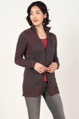 Cable Zip Cardigan