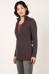 Cable Zip Cardigan