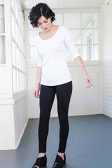 Womens Black Leggings | Organic Cotton Clothing