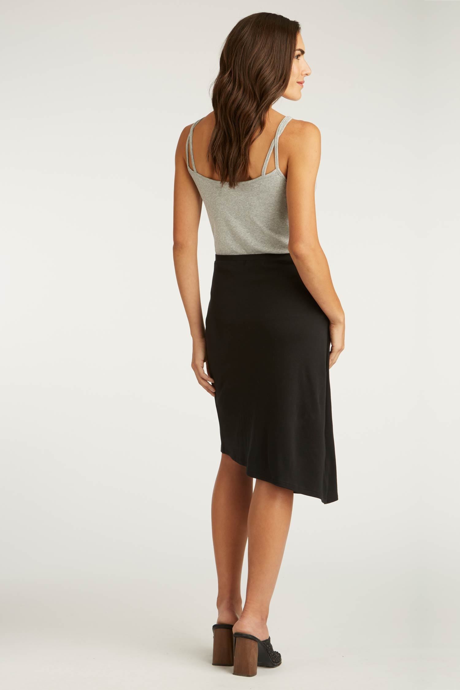 Faux Wrap Skirt