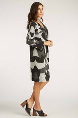 Womens Organic Cotton Sweater | Ink Blog Swing Coat Cardigan | Indigenous