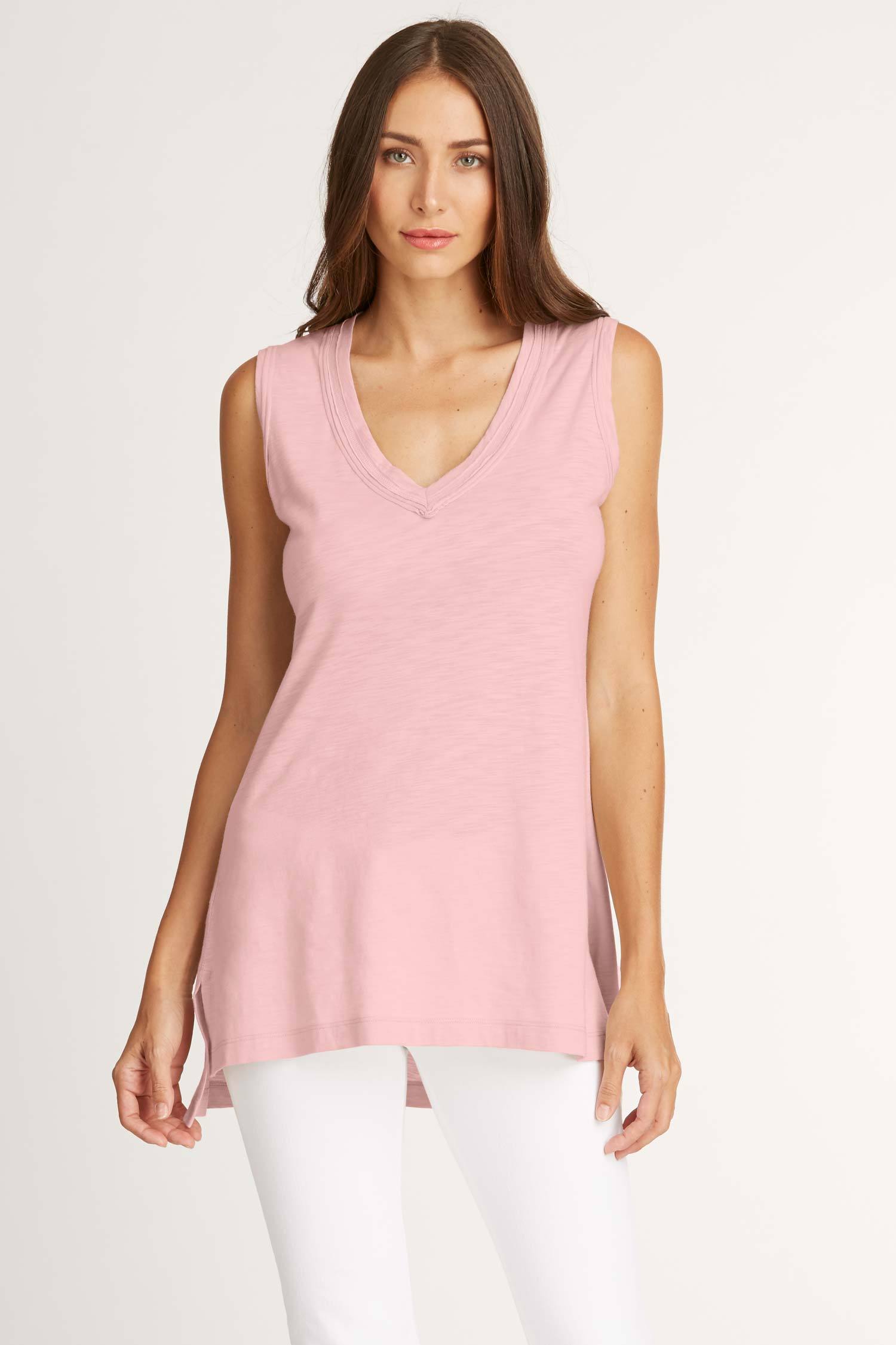 Long V Neck Tank