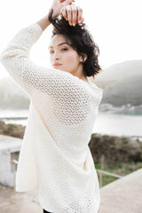 Boucle Mesh Pullover