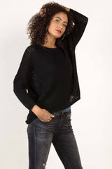 Boucle Mesh Pullover