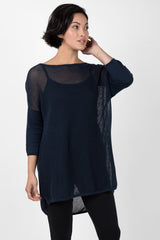 Mesh Pullover Sweater
