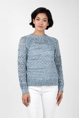 Open Knit Crew Neck