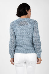 Open Knit Crew Neck