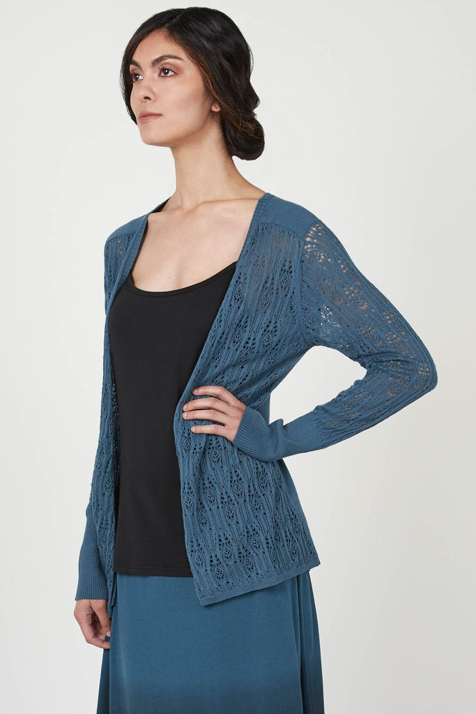 Pointelle Cardigan