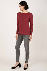 Essential Rib Boatneck Tee