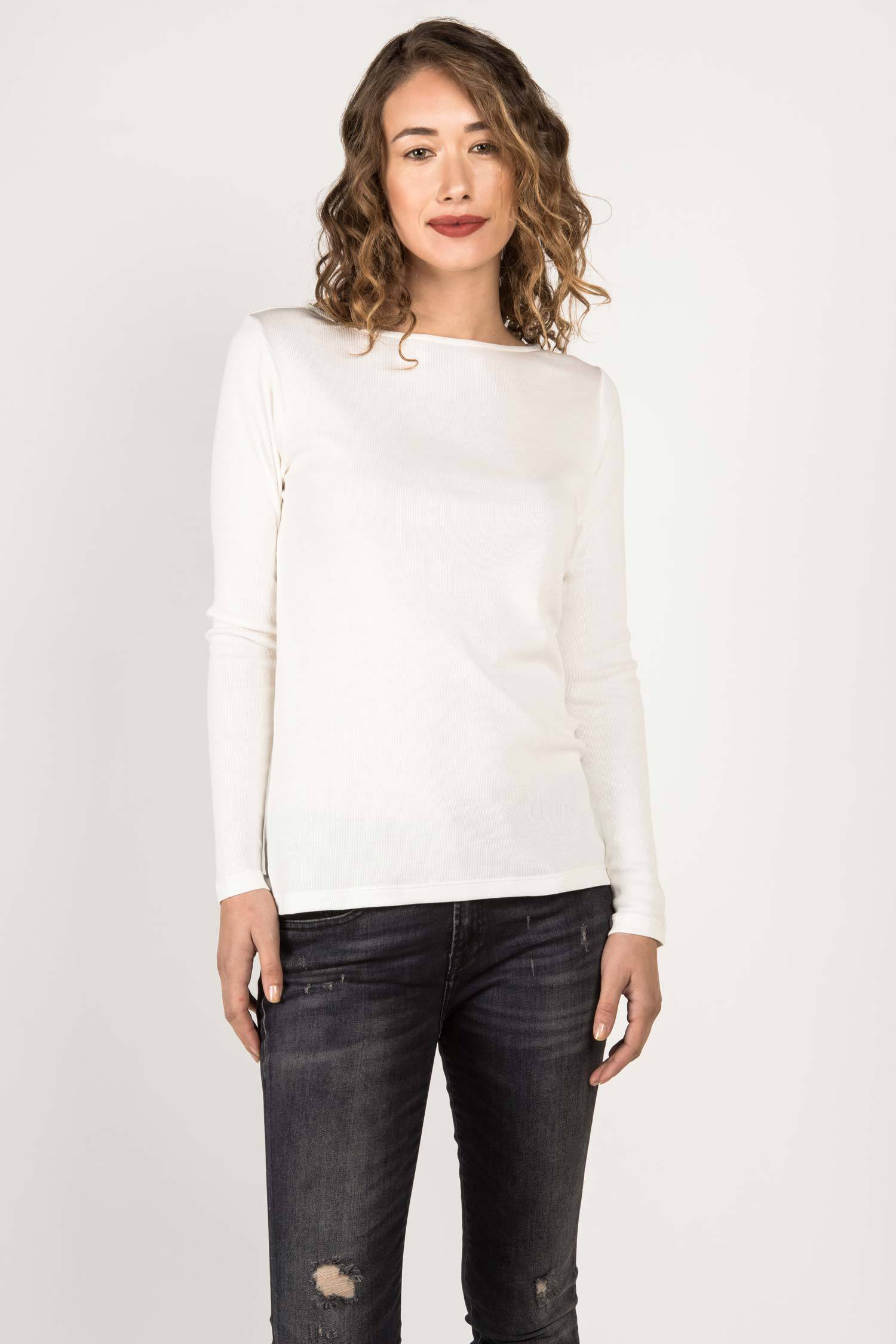 Essential Rib Boatneck Tee