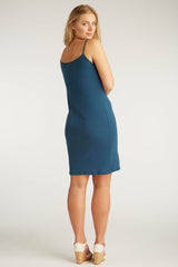 Womens Organic Cotton Dress | Blue Slip Dress | Indigenous