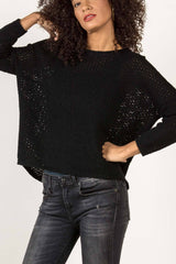 Boucle Mesh Pullover
